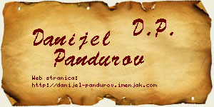 Danijel Pandurov vizit kartica